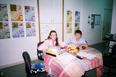 Pupils and lessons at Hana’s Arabic school in Limassol