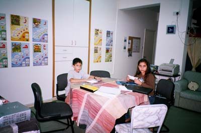 Pupils and lessons at Hana’s Arabic school in Limassol