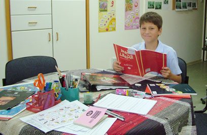Pupils and lessons at Hana’s Arabic school in Limassol