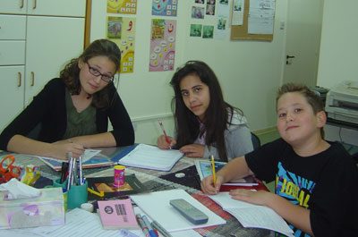Pupils and lessons at Hana’s Arabic school in Limassol