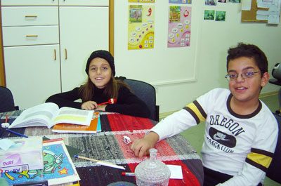Pupils and lessons at Hana’s Arabic school in Limassol