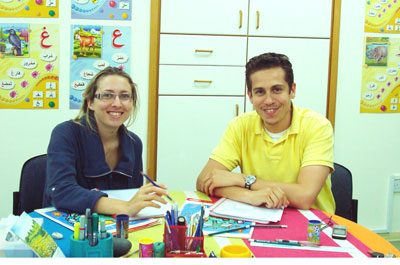 Pupils and lessons at Hana’s Arabic school in Limassol