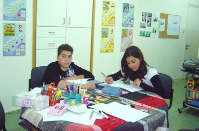 Pupils and lessons at Hana’s Arabic school in Limassol